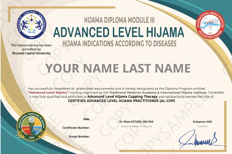 Charlotte, North Carolina, Hijama Course University approved accredited Hijama Diploma	