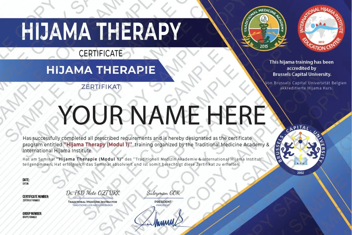 Beginner Level Hijama Diploma Module 1 