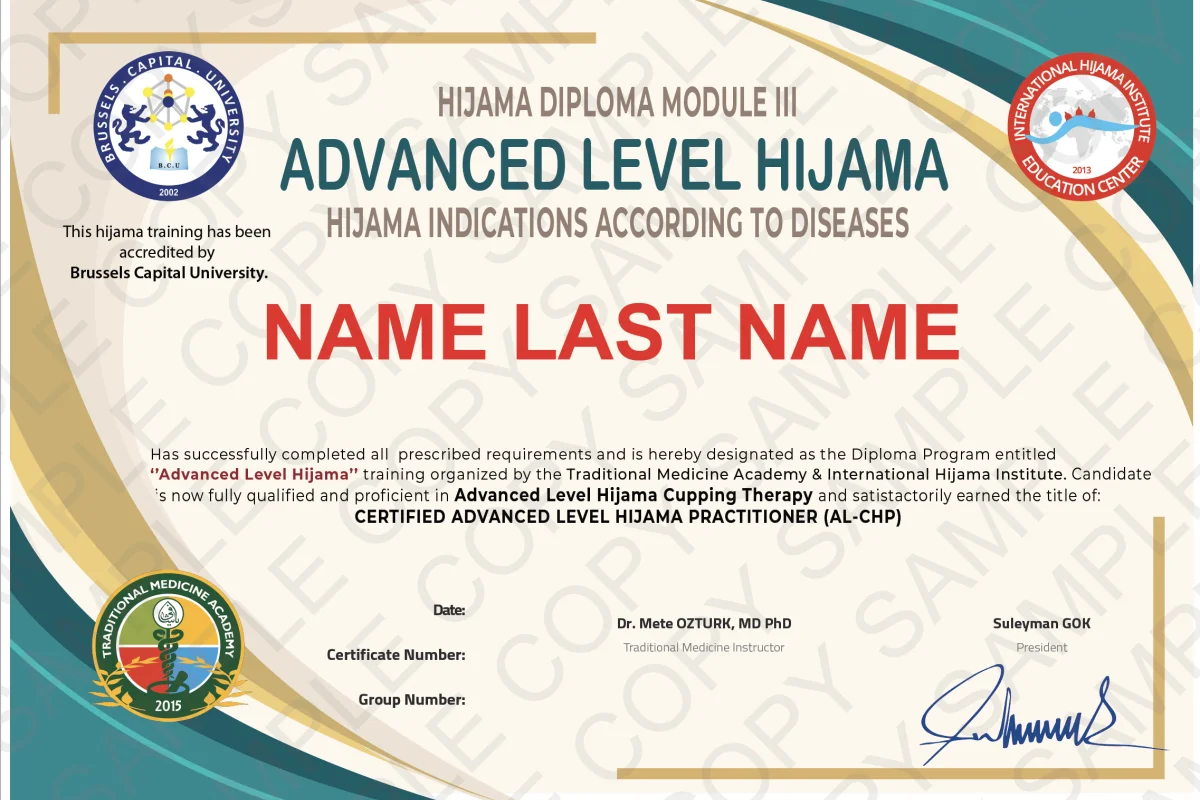 Advanced Level Hijama Diploma Module 3